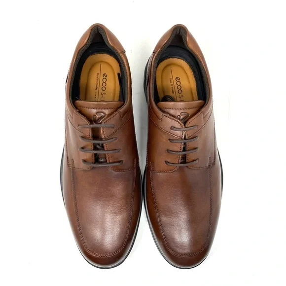 ECCO MEN'S S LITE HYBRID TIE OXFORD SHOE Cognac Leather